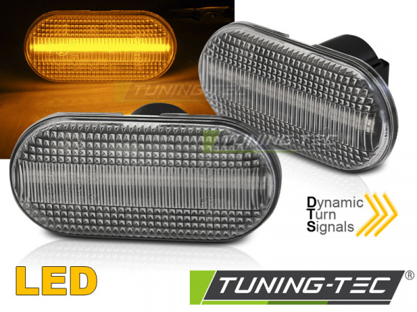 Upgrade LED Seitenblinker für Renault Clio / Megane / Twingo / Nissan / Opel / Smart 453 / Dacia Weiß dynamisch